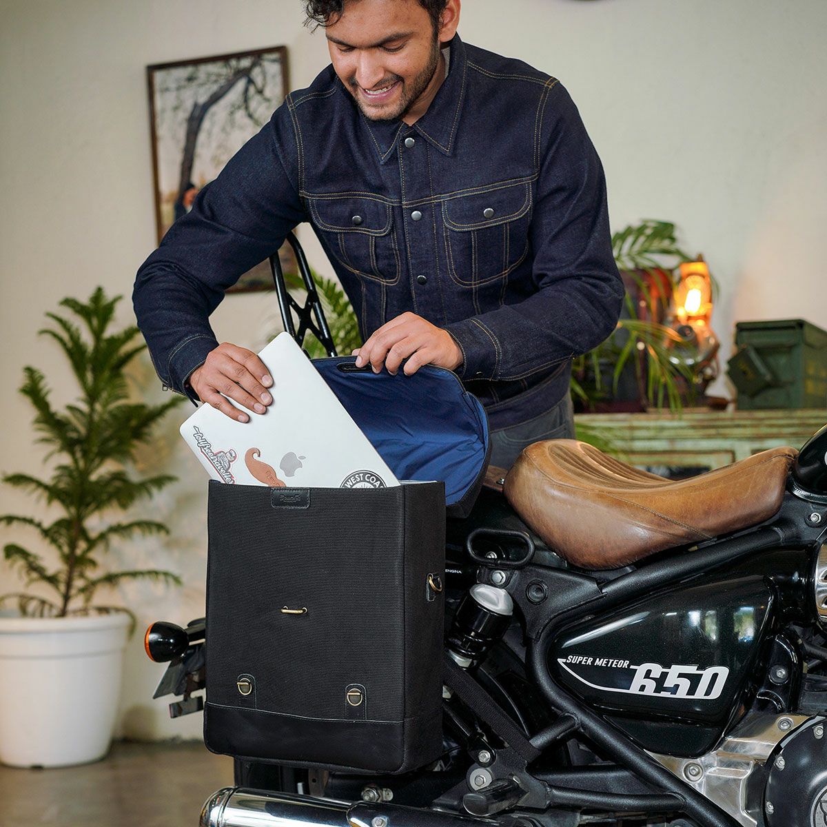 Trip Machine｜ベンチュラ サドルバッグ｜サイドバッグ｜ブラック｜使用イメージ