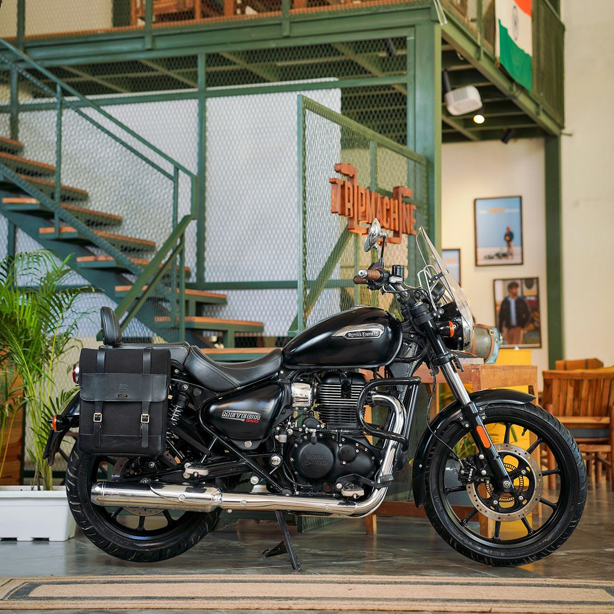 Trip Machine｜ベンチュラ サドルバッグ（左右ペア）｜サイドバッグ｜ブラック｜使用イメージ