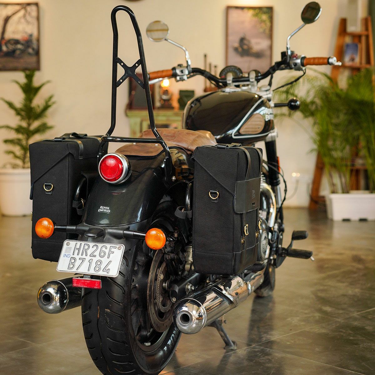 Trip Machine｜ベンチュラ サドルバッグ（左右ペア）｜サイドバッグ｜ブラック｜使用イメージ