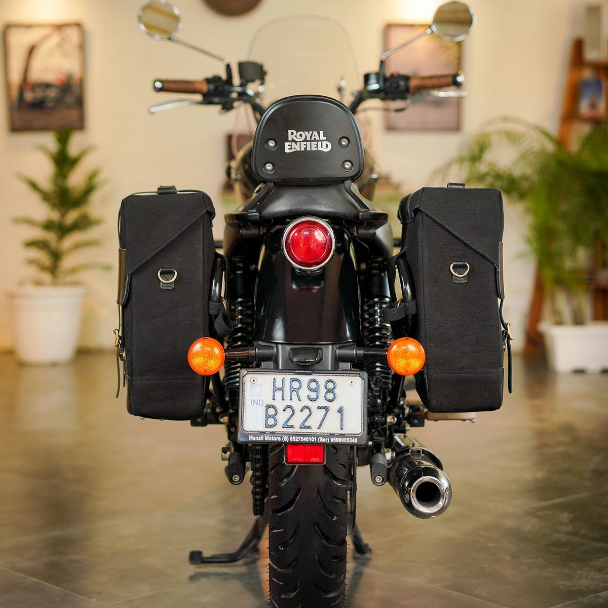 Trip Machine｜ベンチュラ サドルバッグ（左右ペア）｜サイドバッグ｜ブラック｜使用イメージ