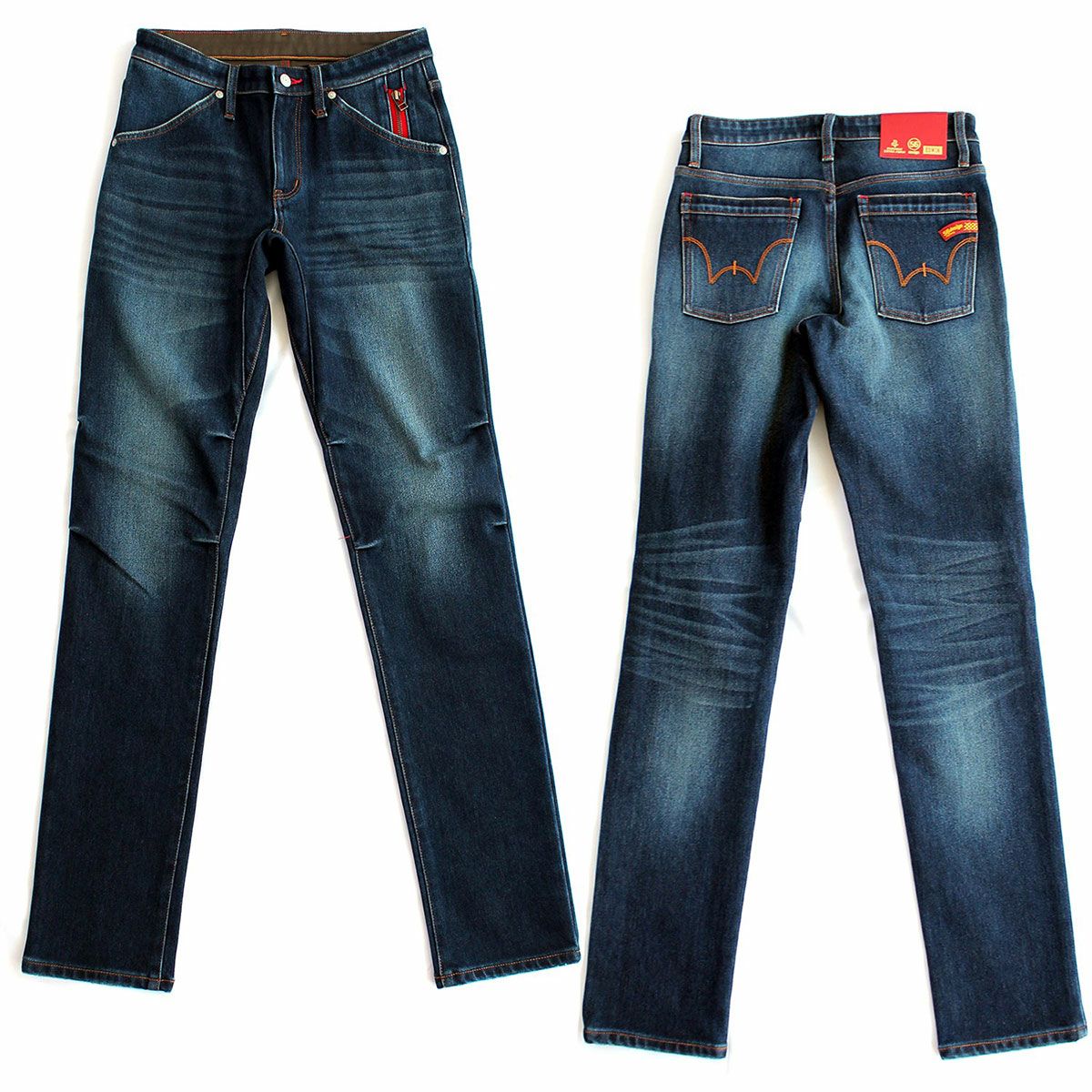 56design｜エドウイン コラボ 3Dフィット デフ デニム｜デニム｜ダメージウォッシュ