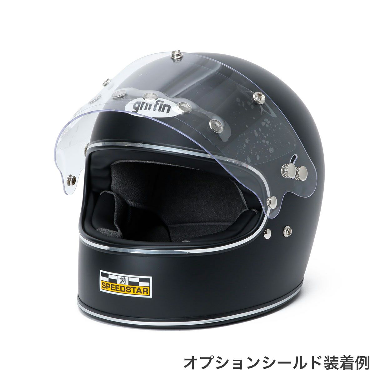 griffin｜スピードスター マットブラック｜フルフェイス