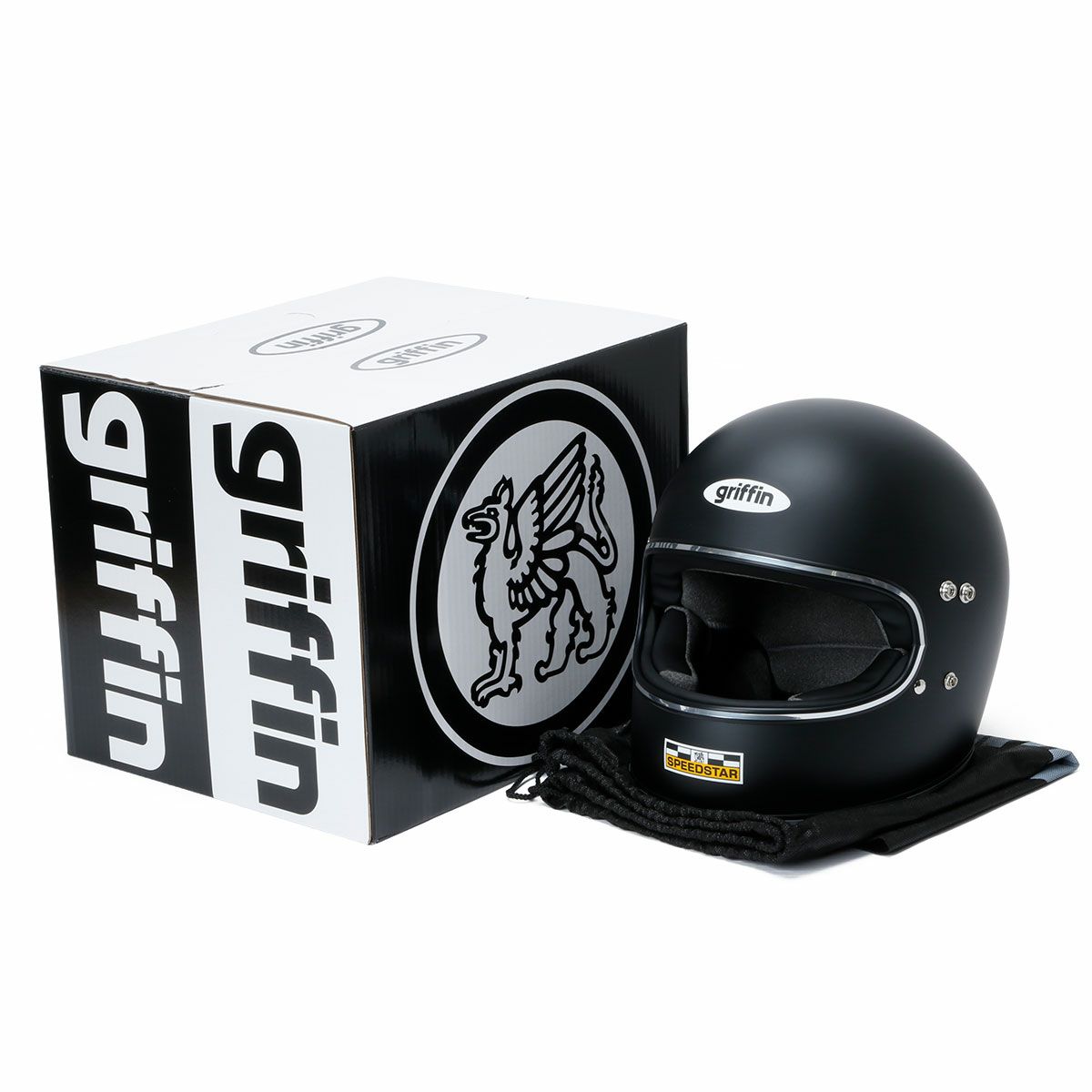griffin｜スピードスター マットブラック｜フルフェイス