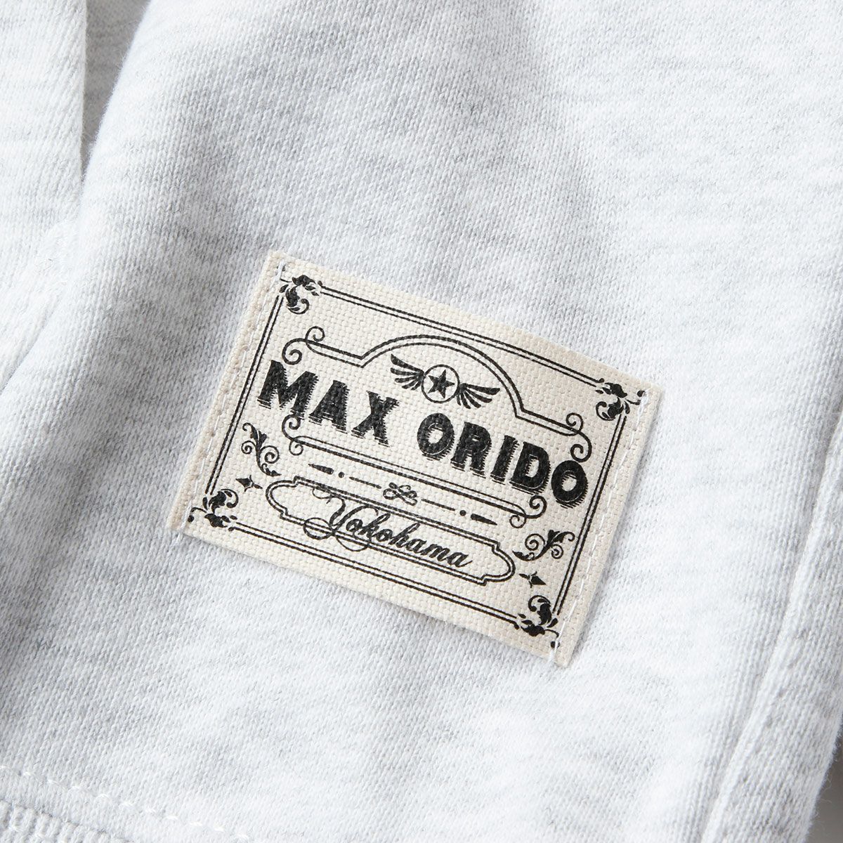 MAX ORIDO｜MAX ORIDO エッセンシャル プルオーバー フーディー｜グレー