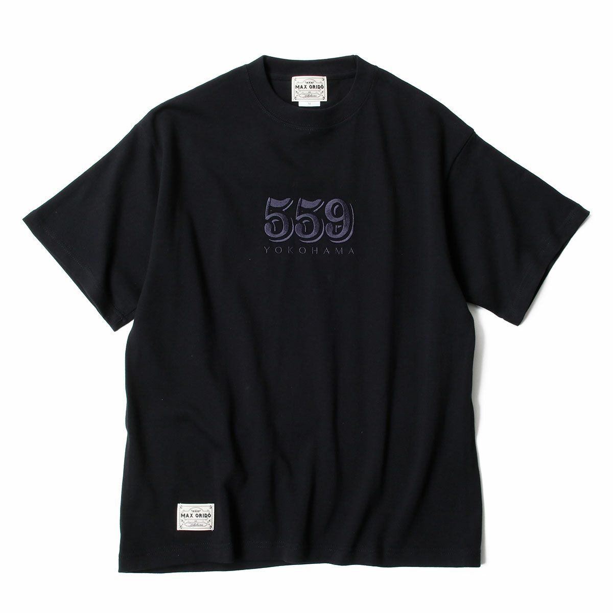 MAX ORIDO｜MAX ORIDO 559 エンブロイダリー Tシャツ｜ブラック