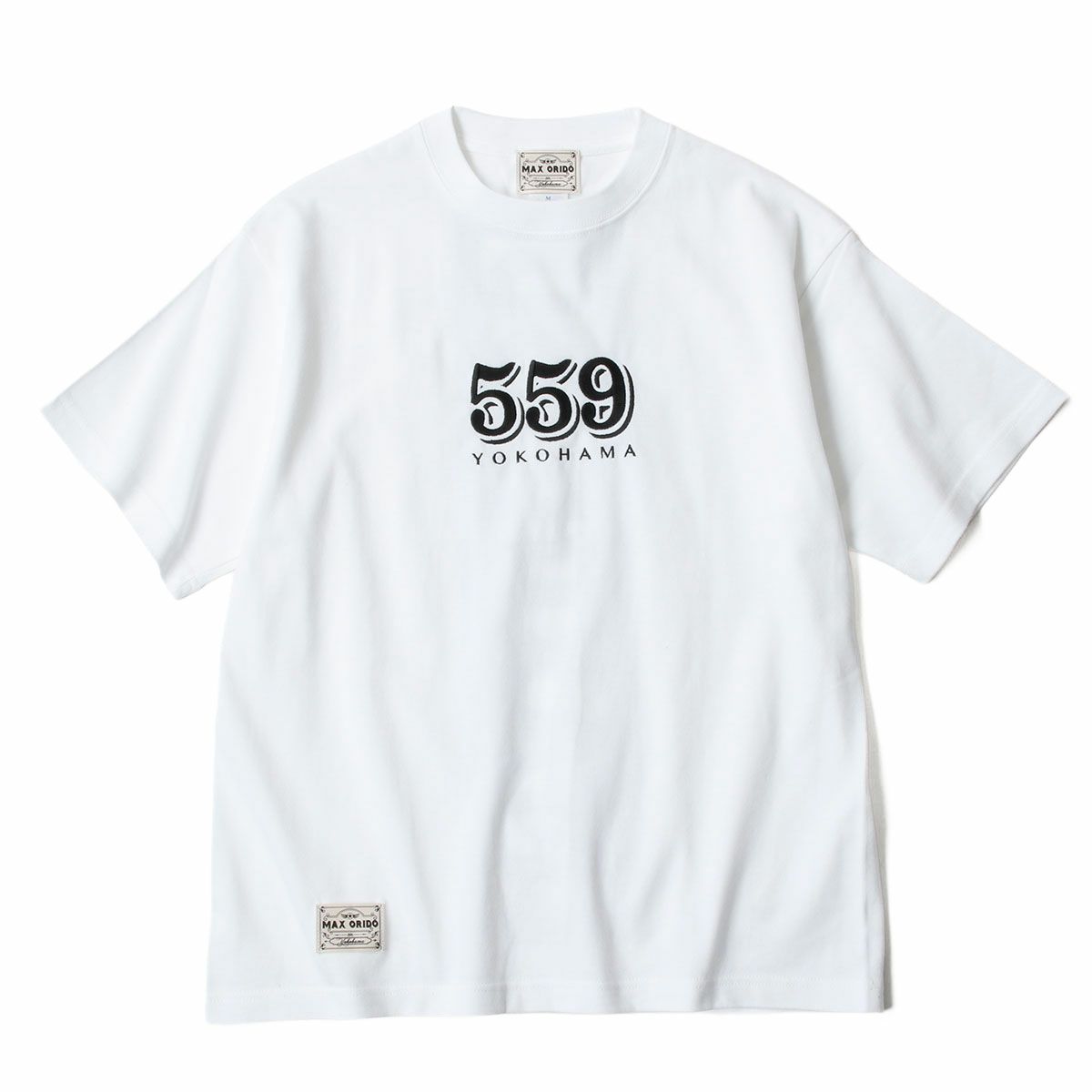 MAX ORIDO｜MAX ORIDO 559 エンブロイダリー Tシャツ｜ホワイト