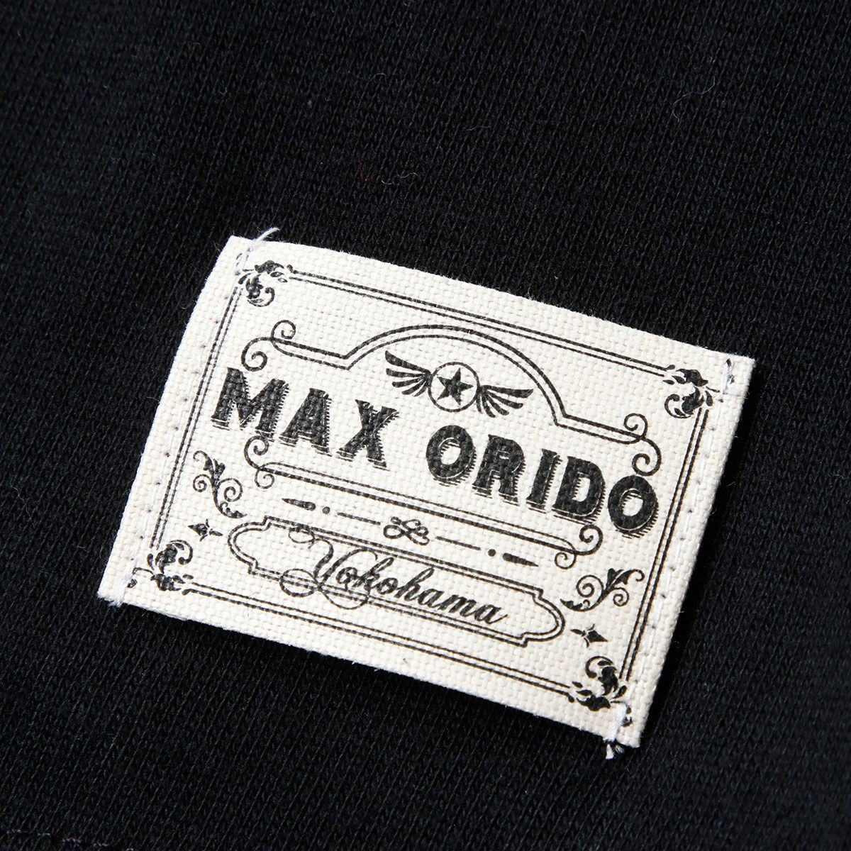 MAX ORIDO｜MAX ORIDO 559 エンブロイダリー Tシャツ｜ブラック