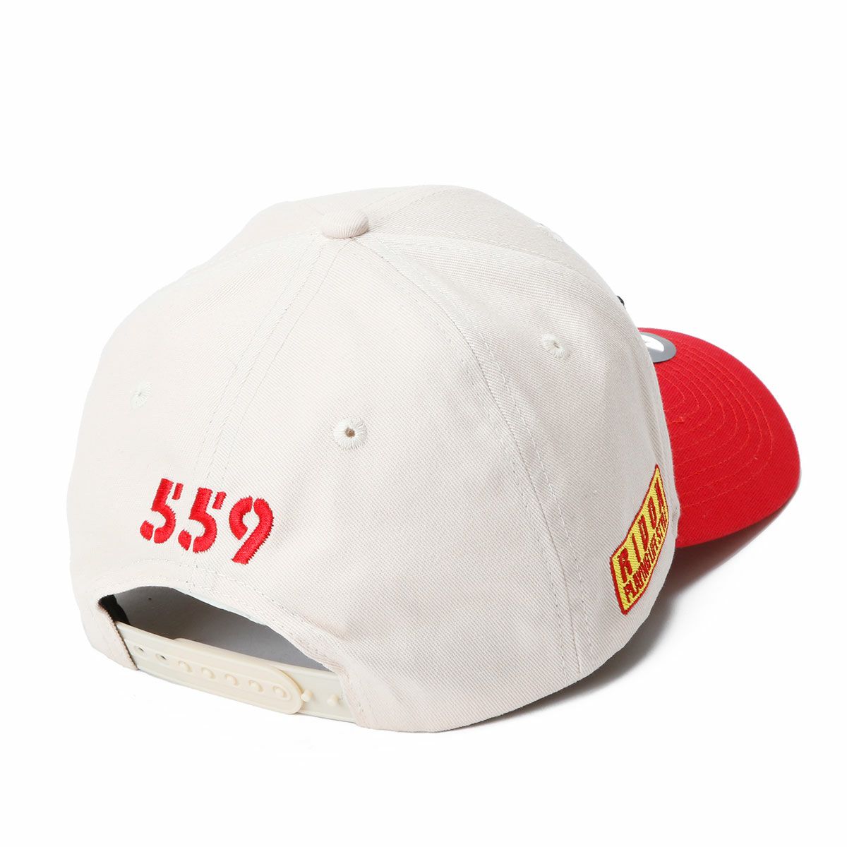 MAX ORIDO｜MAX ORIDO YOKOHAMA ストリート キャップ｜帽子｜ベージュ×レッド