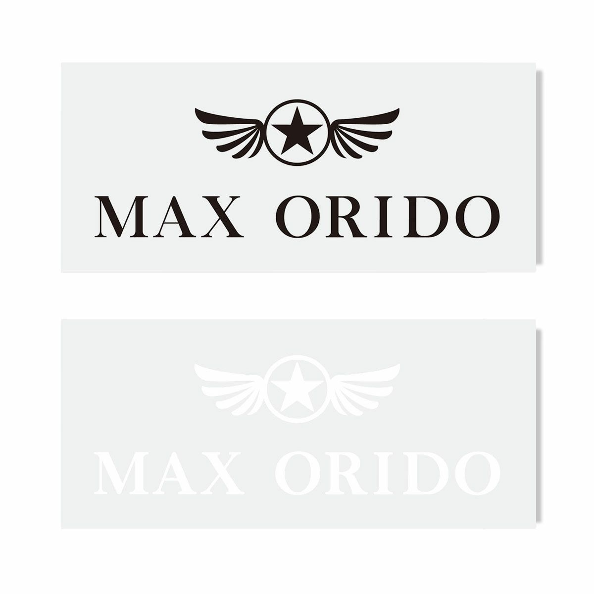 MAX ORIDO｜MAX ORIDO 切文字ロゴ ステッカー｜ステッカー