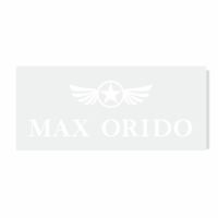 MAX ORIDO｜MAX ORIDO 切文字ロゴ ステッカー｜ステッカー｜ホワイト