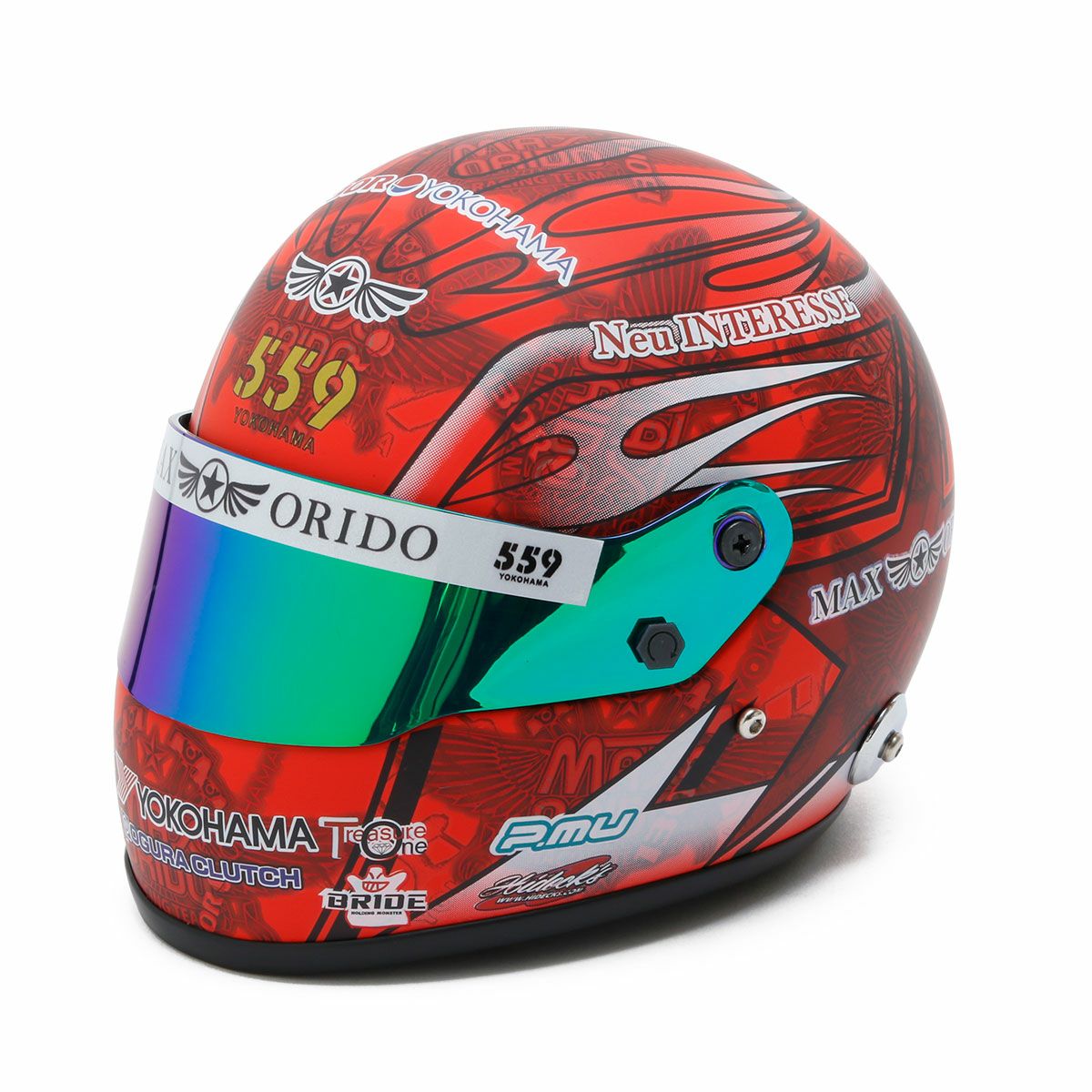 MAX ORIDO｜MAX ORIDO 1/2 ミニ ヘルメット 2025 Red Edition｜模型
