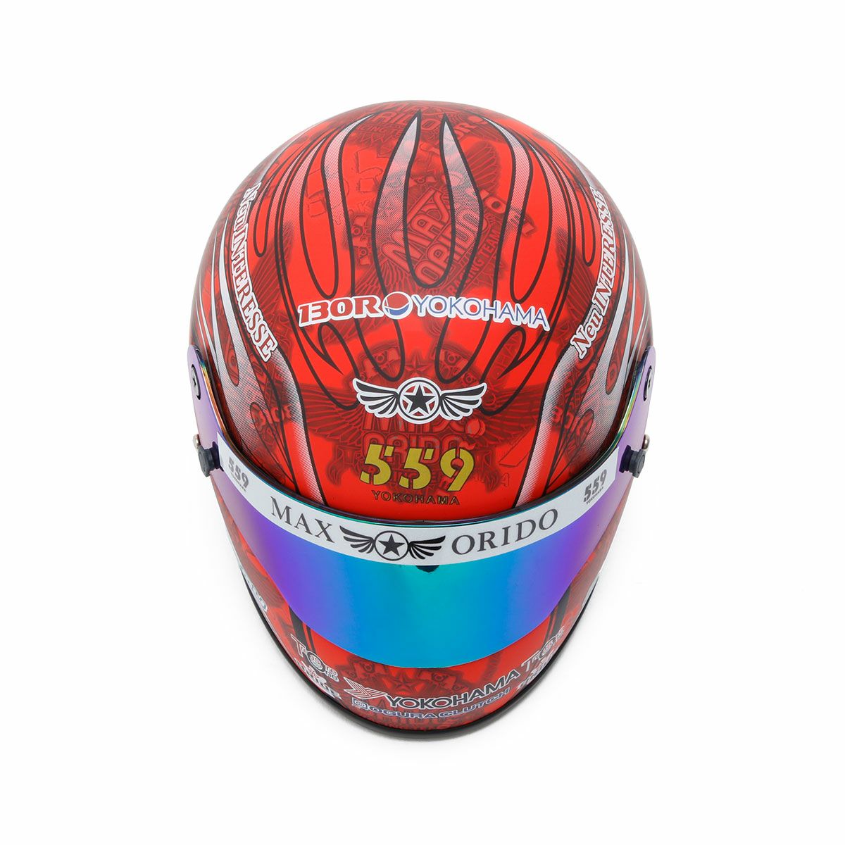 MAX ORIDO 1/2 ミニ ヘルメット 2025 Red Edition