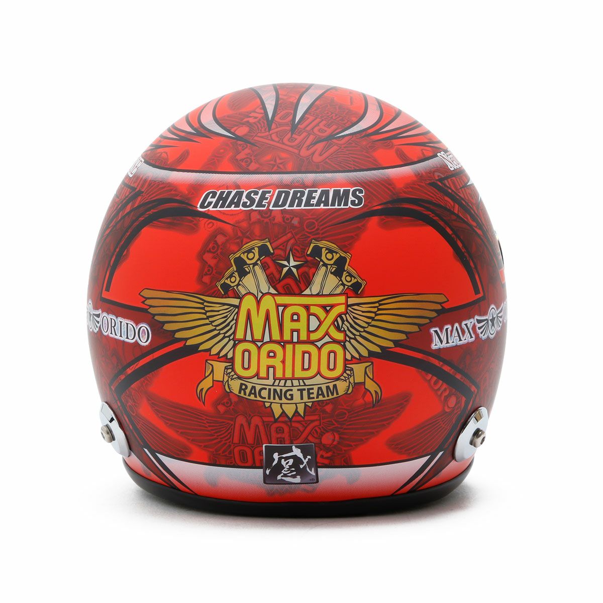 MAX ORIDO 1/2 ミニ ヘルメット 2025 Red Edition
