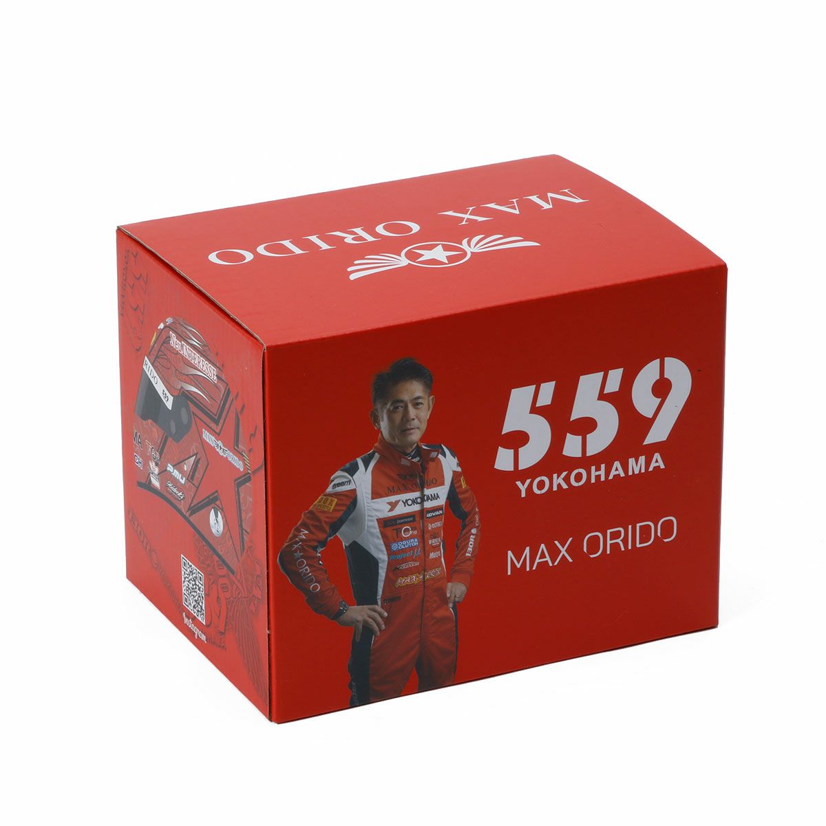Ridox スウェットパーカー　max orido 織戸学　リドックス　赤 MAX ORIDO 1/2 ミニ ヘルメット 2025 Red Edition