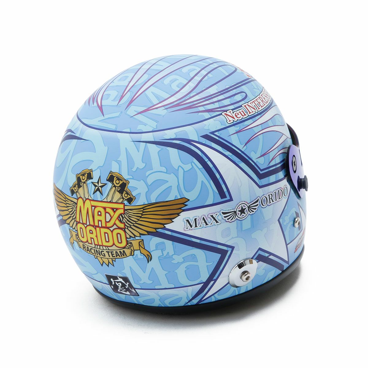 MAX ORIDO｜MAAYA ORIDO 1/2 ミニ ヘルメット 2025｜模型｜マーヤブルー