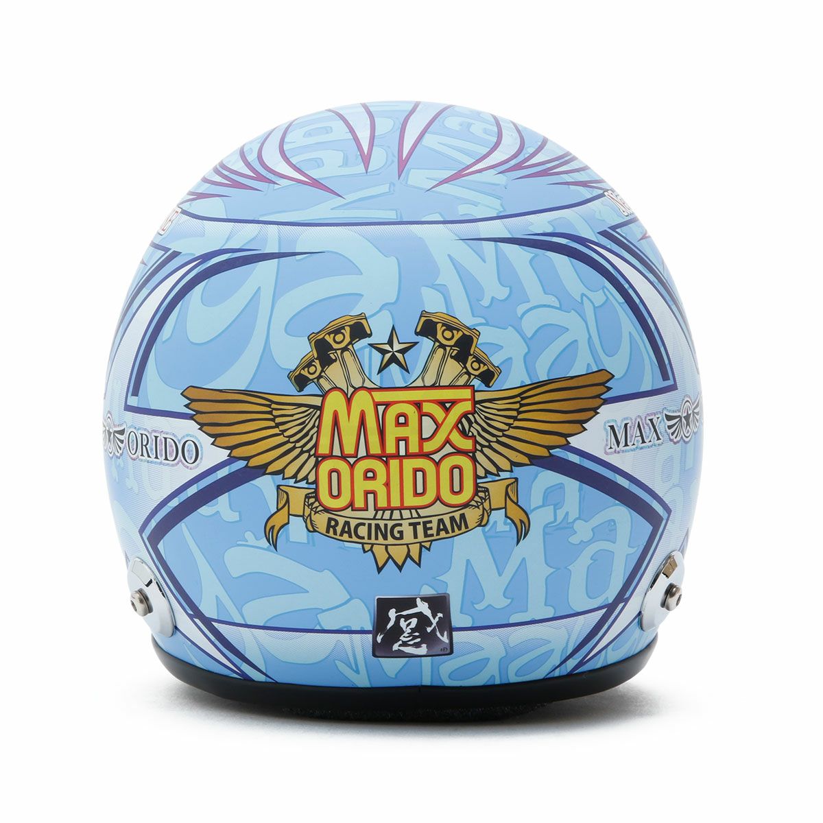 MAX ORIDO｜MAAYA ORIDO 1/2 ミニ ヘルメット 2025｜模型｜マーヤブルー