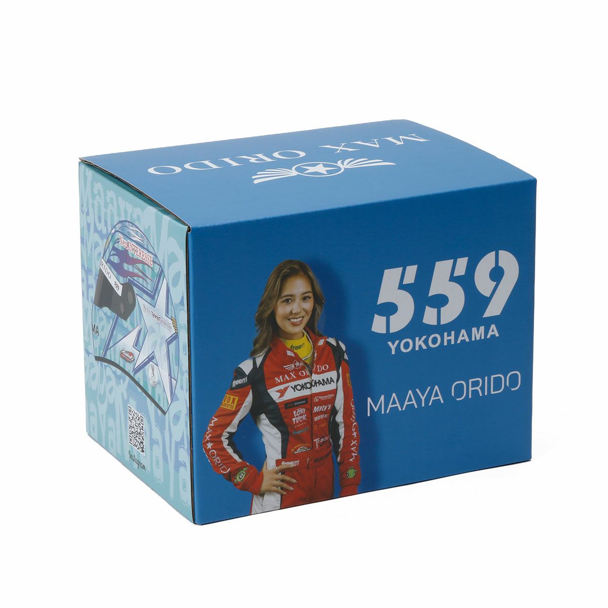 MAX ORIDO｜MAAYA ORIDO 1/2 ミニ ヘルメット 2025｜模型｜マーヤブルー