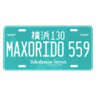 MAX ORIDO｜MAX ORIDO アルミ ナンバー プレート｜その他雑貨｜ターコイズブルー