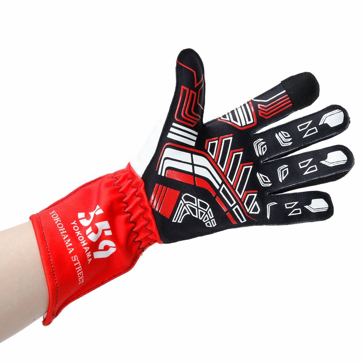 MAX ORIDO｜MAX ORIDO ドライビング グローブ｜レッド｜モデル着用