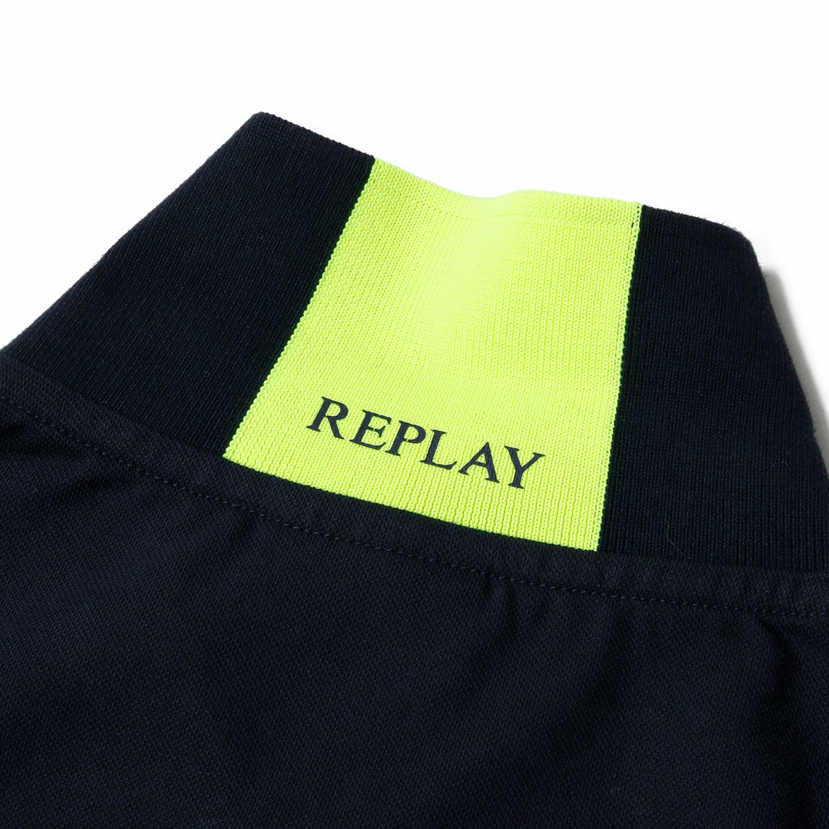 Replay｜レギュラー フィット ポロシャツ｜ダークネイビー