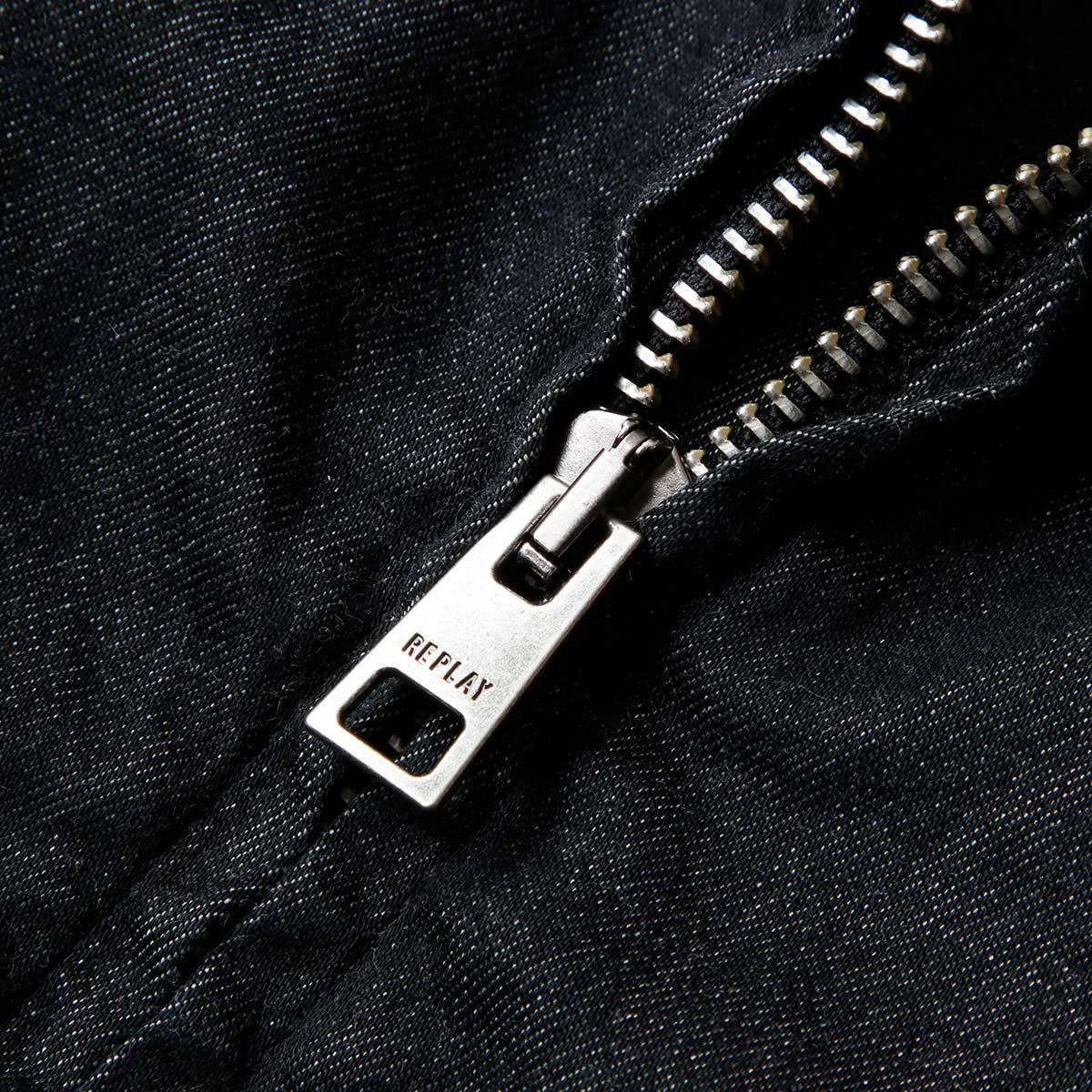 Replay｜リラックスフィット デニム ジャンプスーツ｜オーバーオール｜ブラック