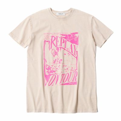 Replay｜レギュラーフィット プリント Tシャツ｜