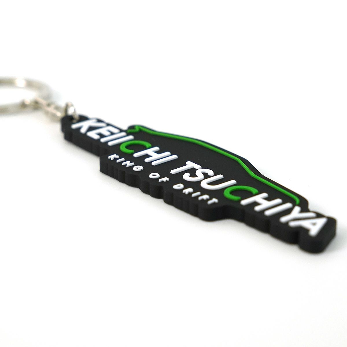 土屋圭市｜KING ラバー キーホルダー｜ブラック