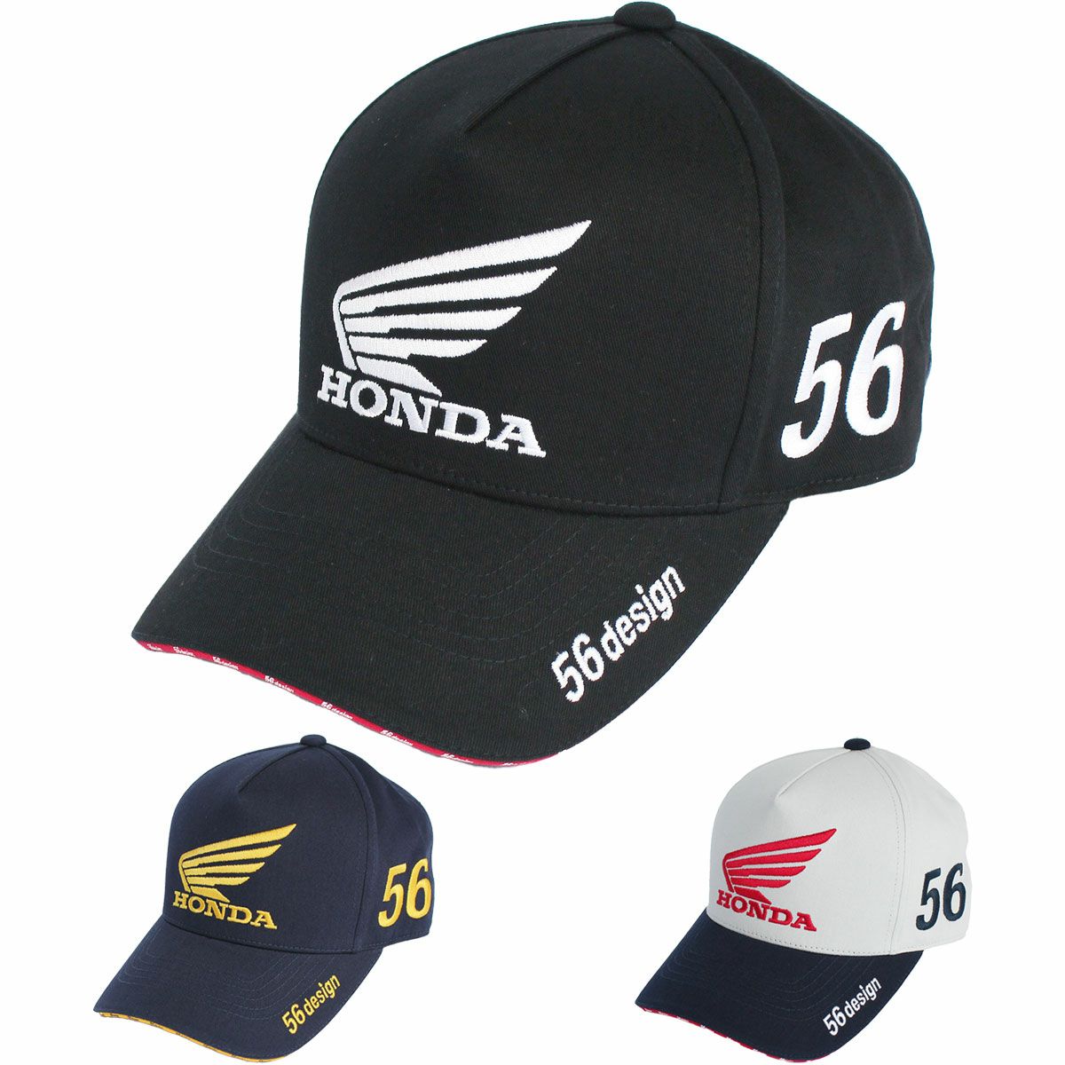 56design｜ホンダ × フィフティーシックスデザイン ウィング キャップ｜帽子
