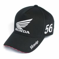 56design｜ホンダ × フィフティーシックスデザイン ウィング キャップ｜帽子｜ブラック