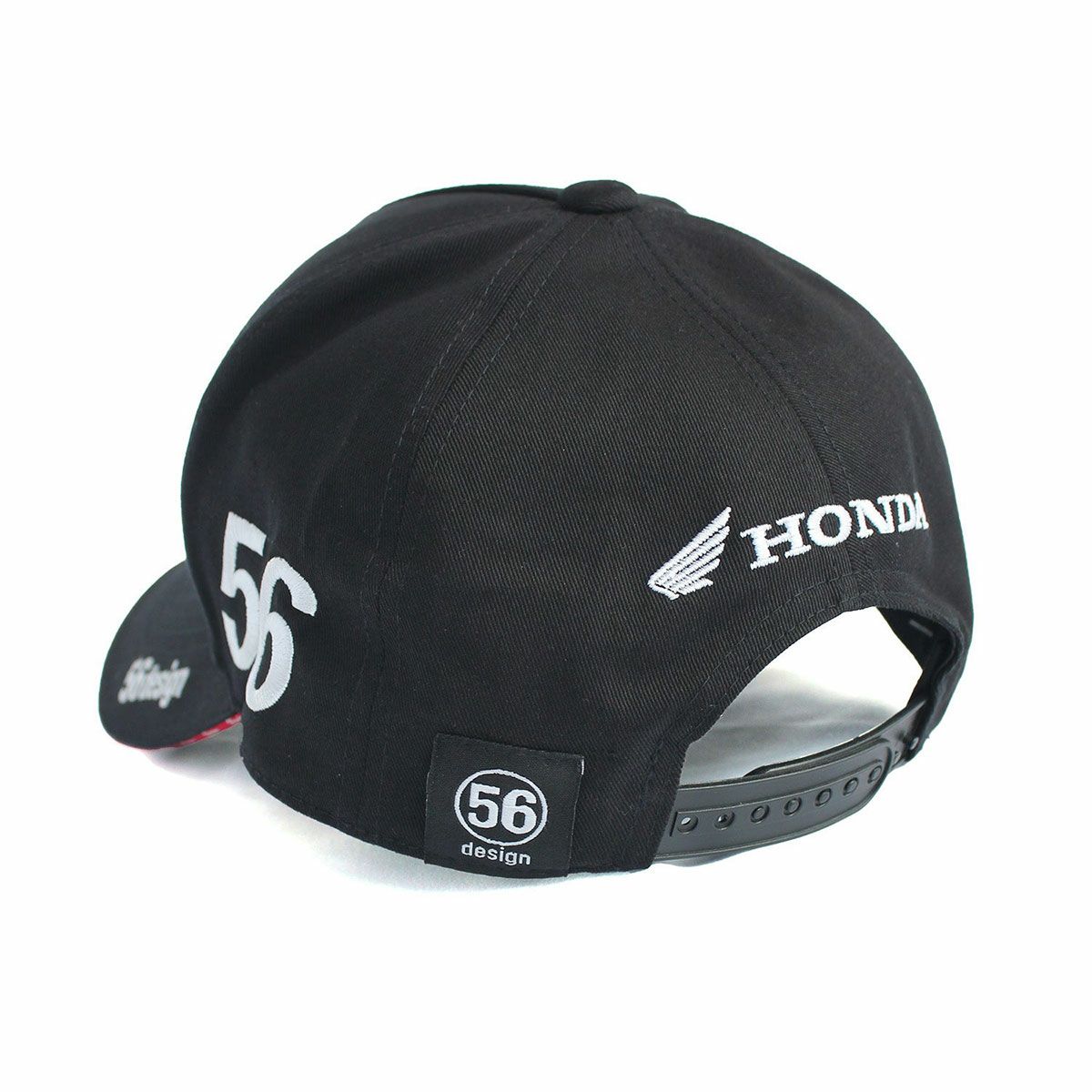 56design｜ホンダ × フィフティーシックスデザイン ウィング キャップ｜帽子｜ブラック