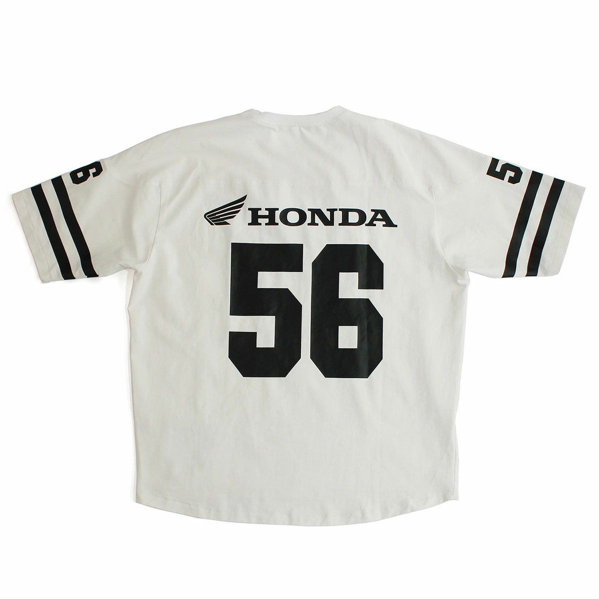 56design｜ホンダ × フィフティーシックスデザイン クラシック ユニフォーム Tシャツ｜ホワイト