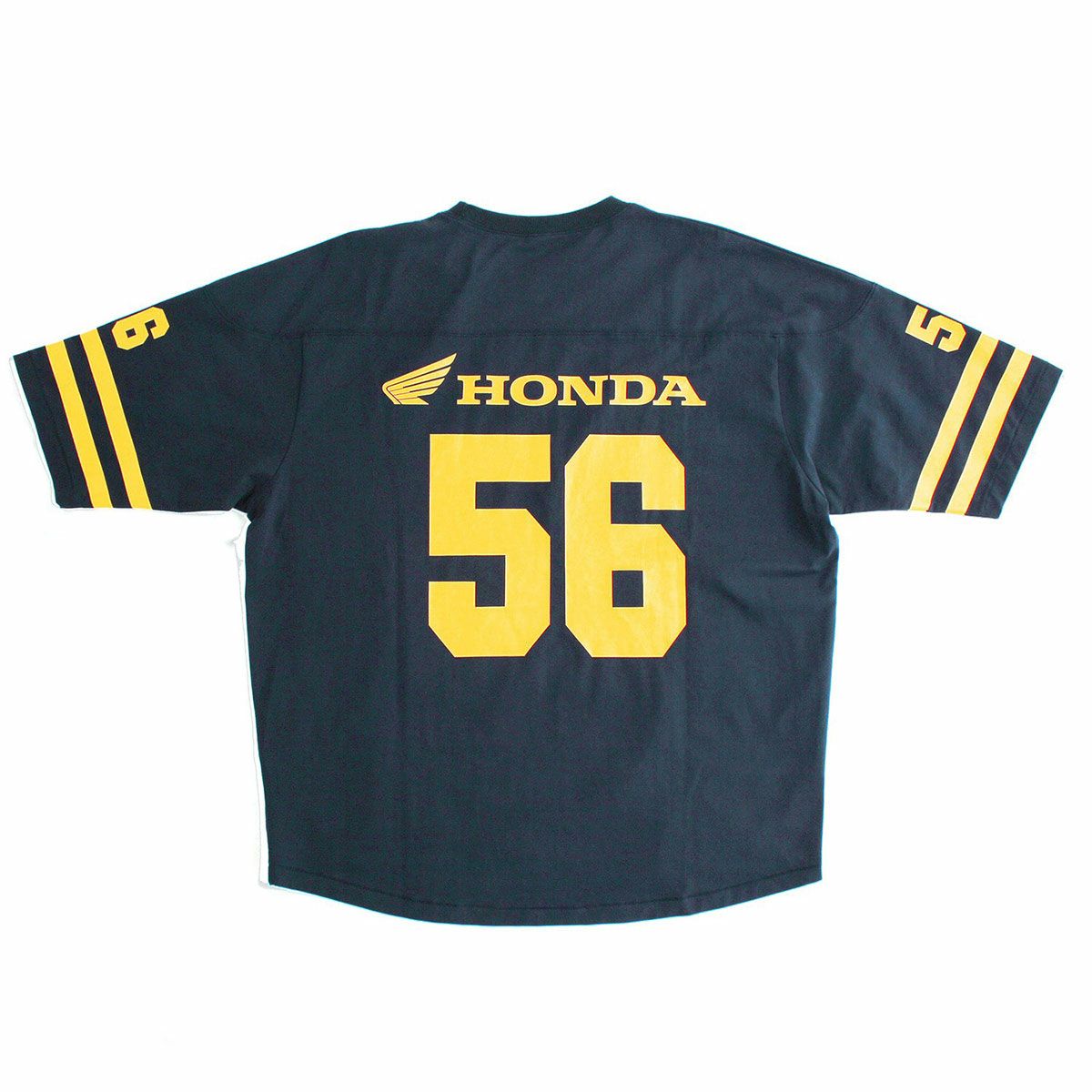 56design｜ホンダ × フィフティーシックスデザイン クラシック ユニフォーム Tシャツ｜ネイビー×ゴールド