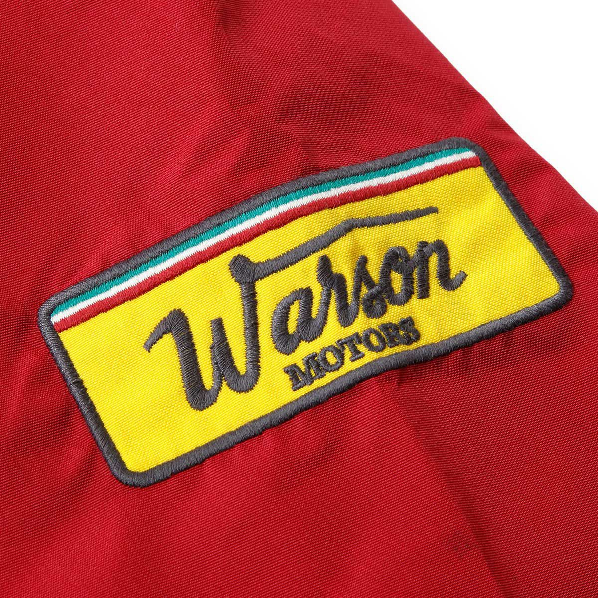 Warson Motors｜レガッツォーニ ウィンドプルーフ ジャケット｜ウィンドブレーカー｜レッド