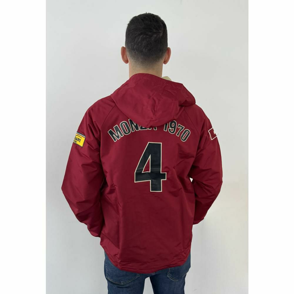 Warson Motors｜レガッツォーニ ウィンドプルーフ ジャケット｜ウィンドブレーカー｜レッド｜モデル着用