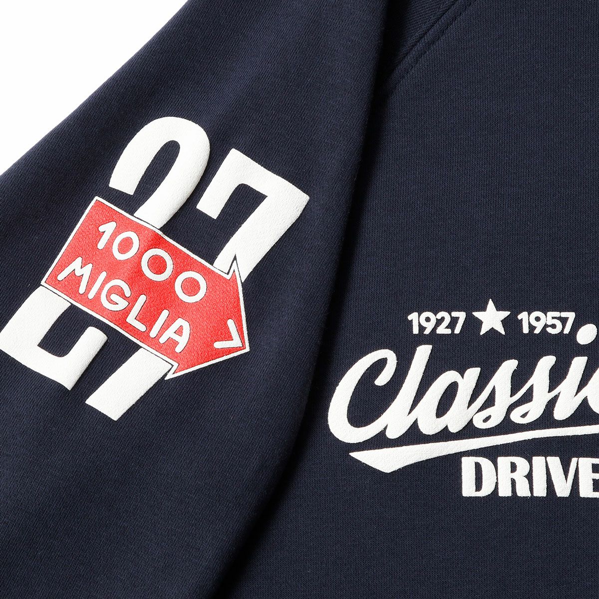 Mille Miglia｜ミッレミリア DRIFT フルジップ スウェット｜アウター｜ネイビー