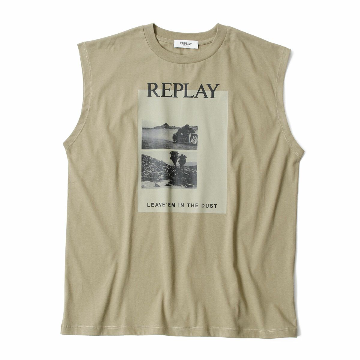 Replay｜ボーイフィット フォトプリント Tシャツ｜