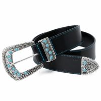 Replay｜ジュエルド バックル ベルト｜ブラック