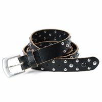 Replay｜クラックエフェクト スタッズ レザーベルト｜