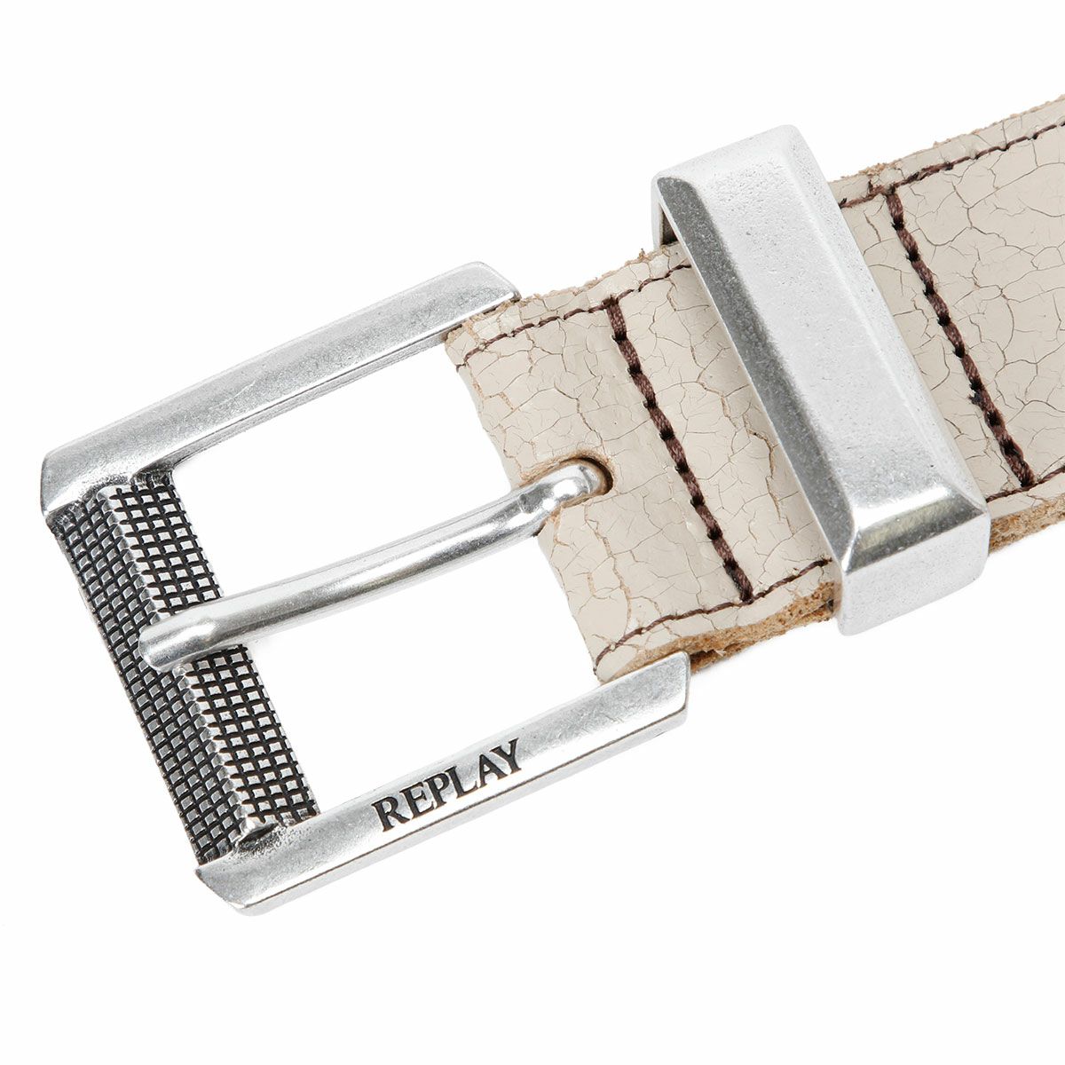 Replay｜クラックエフェクト レザーベルト｜シンプリートープ