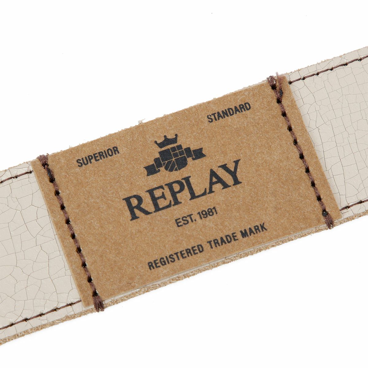 Replay｜クラックエフェクト レザーベルト｜シンプリートープ
