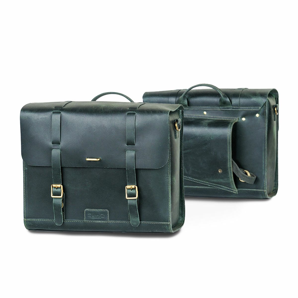 Trip Machine｜レガシー サドルバッグ（左右ペア）｜サイドバッグ｜フォレストグリーン