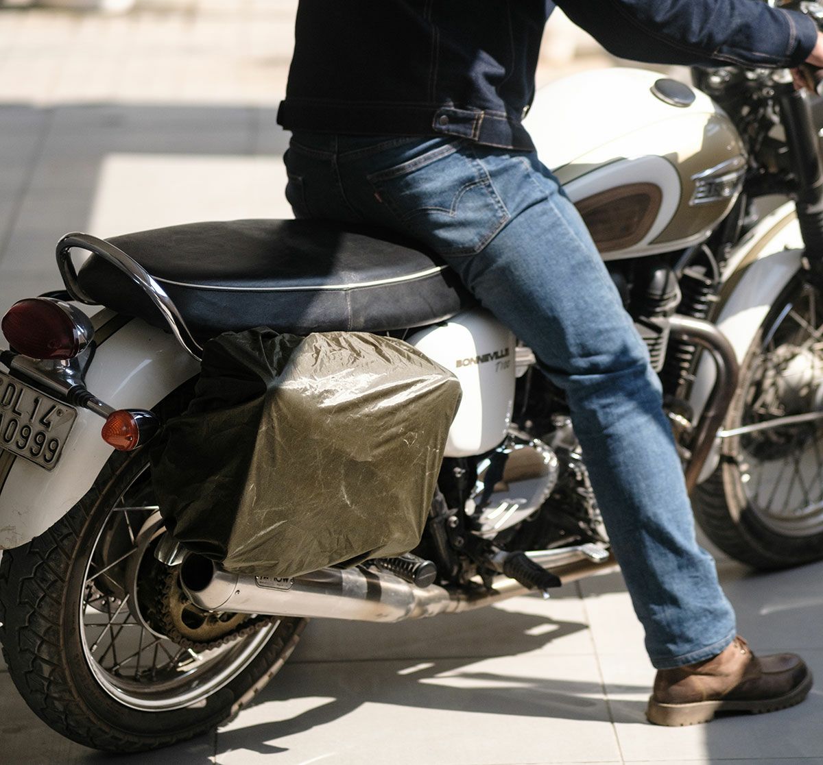 Trip Machine｜レガシー サドルバッグ（左右ペア）｜サイドバッグ｜使用イメージ