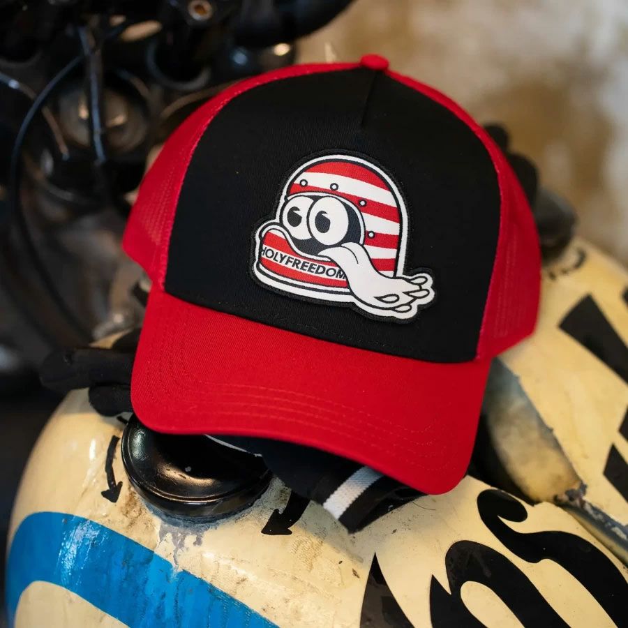 HolyFreedom｜ヘルメット キャップ｜帽子｜レッド