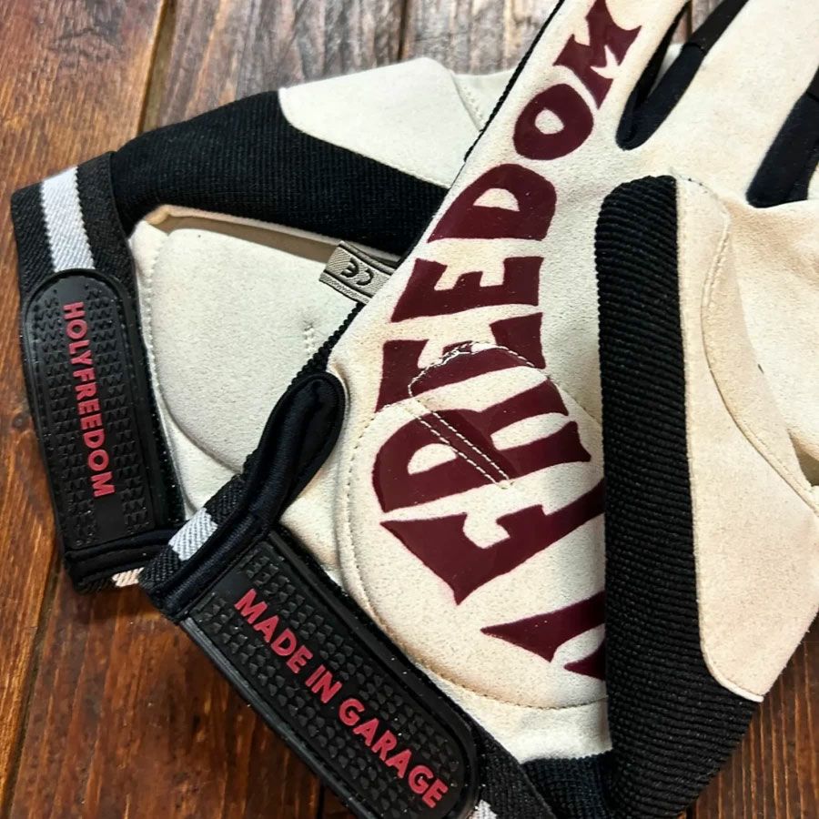 HolyFreedom｜ガレージ グローブ｜3シーズン｜ホワイト×ブラック