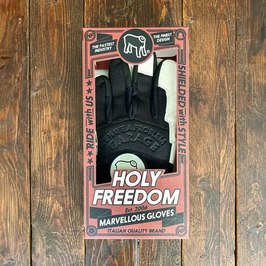 HolyFreedom｜ガレージ グローブ｜3シーズン｜ホワイト×ブラック