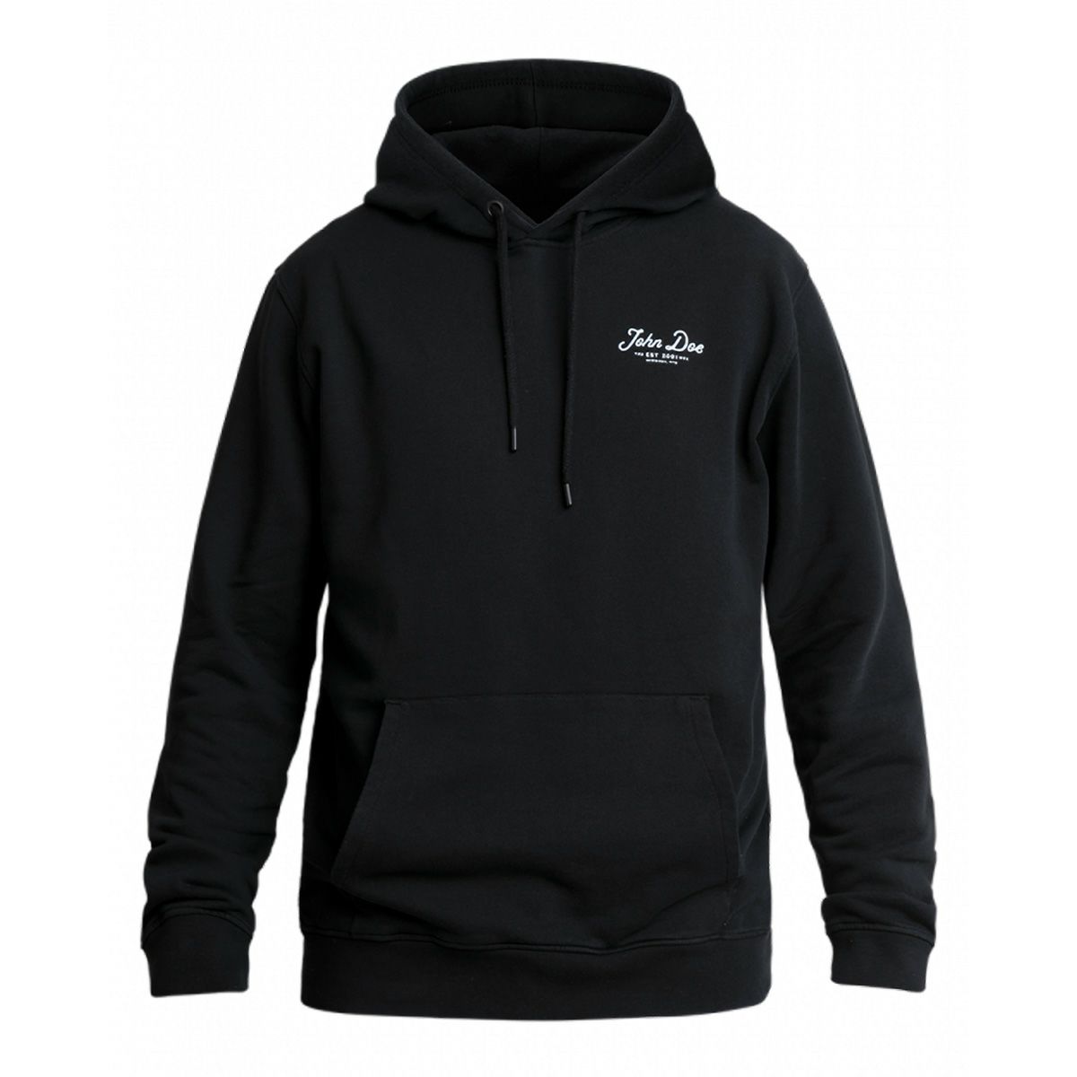 John Doe｜JD レタリングパーカー｜フーディ｜ブラック