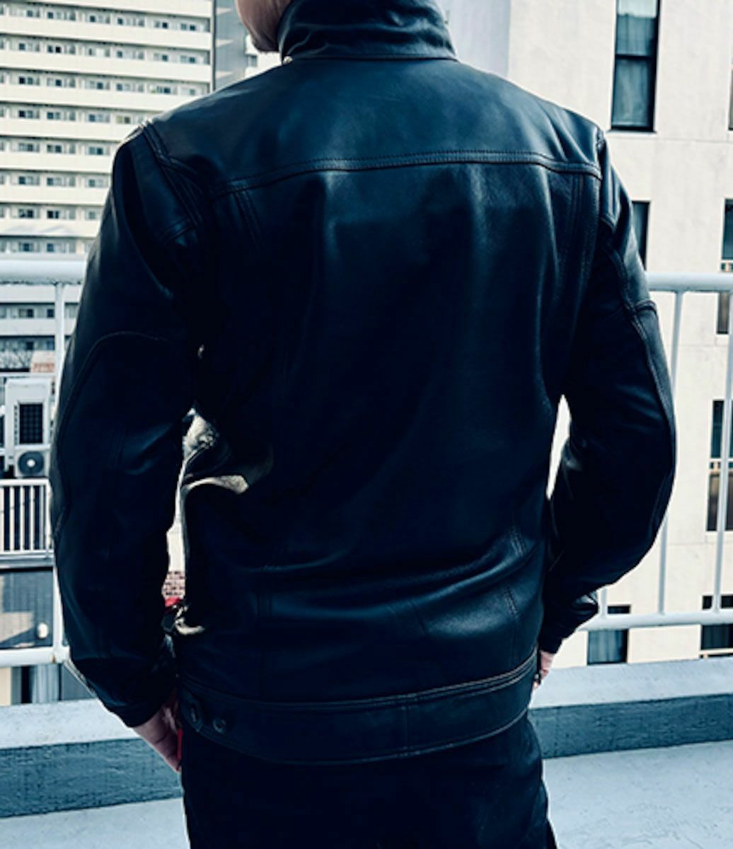 SHINICHIRO ARAKAWA｜ラッジョ / Raggio SP｜レザー｜ブラック｜モデル着用