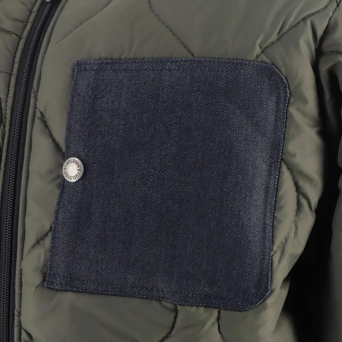 helstons｜キルティングインナージャケット W1｜インナージャケッ｜カーキ