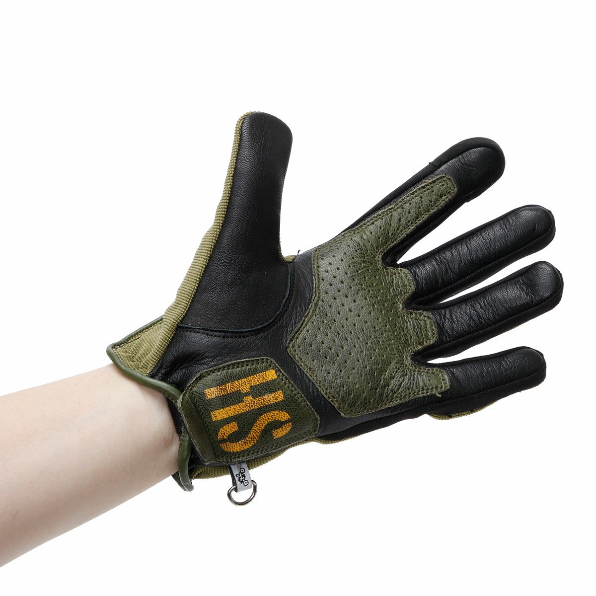 helstons｜サンダーボルト グローブ｜3シーズン｜カーキ｜モデル着用