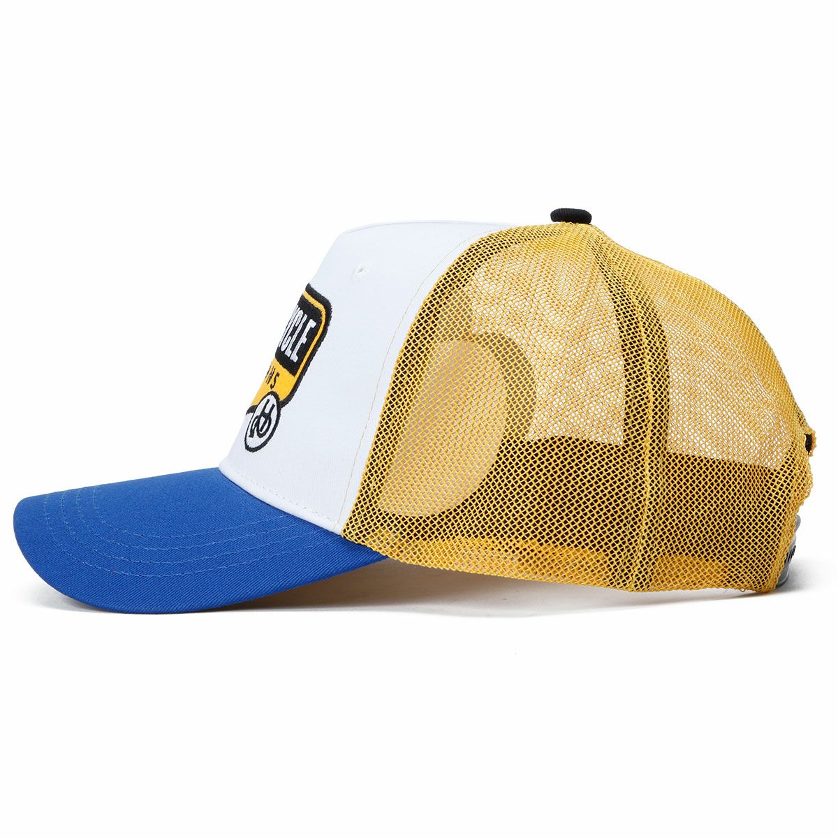 helstons｜ペトロール キャップ｜帽子｜ブルー×ホワイト